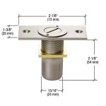 AMR209, CRL Dust Proof Keeper Locking Option